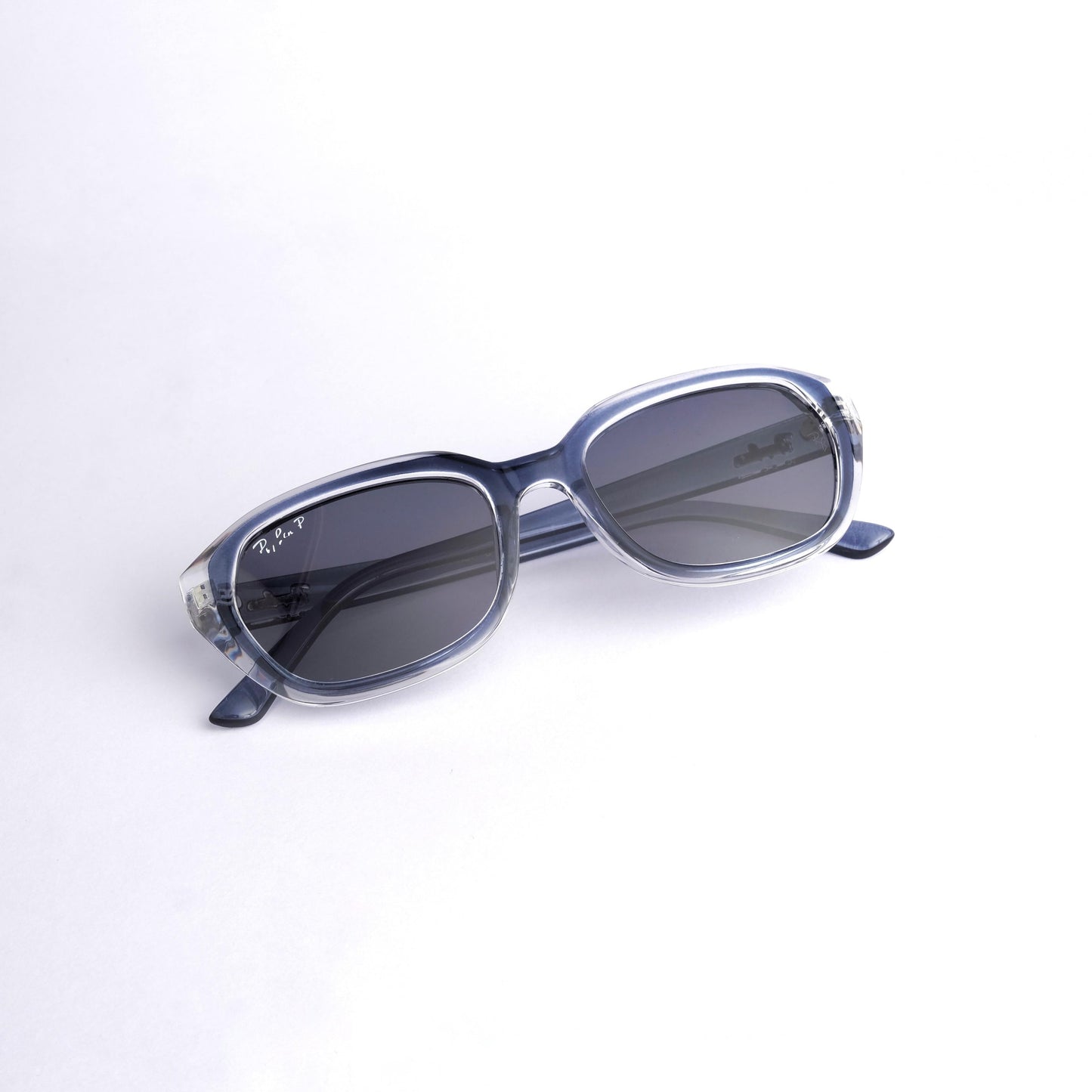 Branded dual transparent sunglass 666
