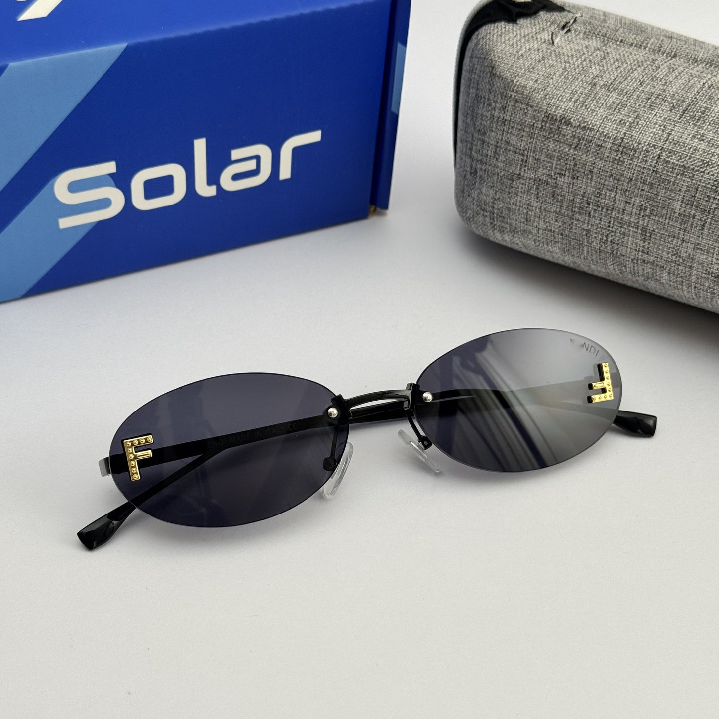 Rimless mens sunglass 581