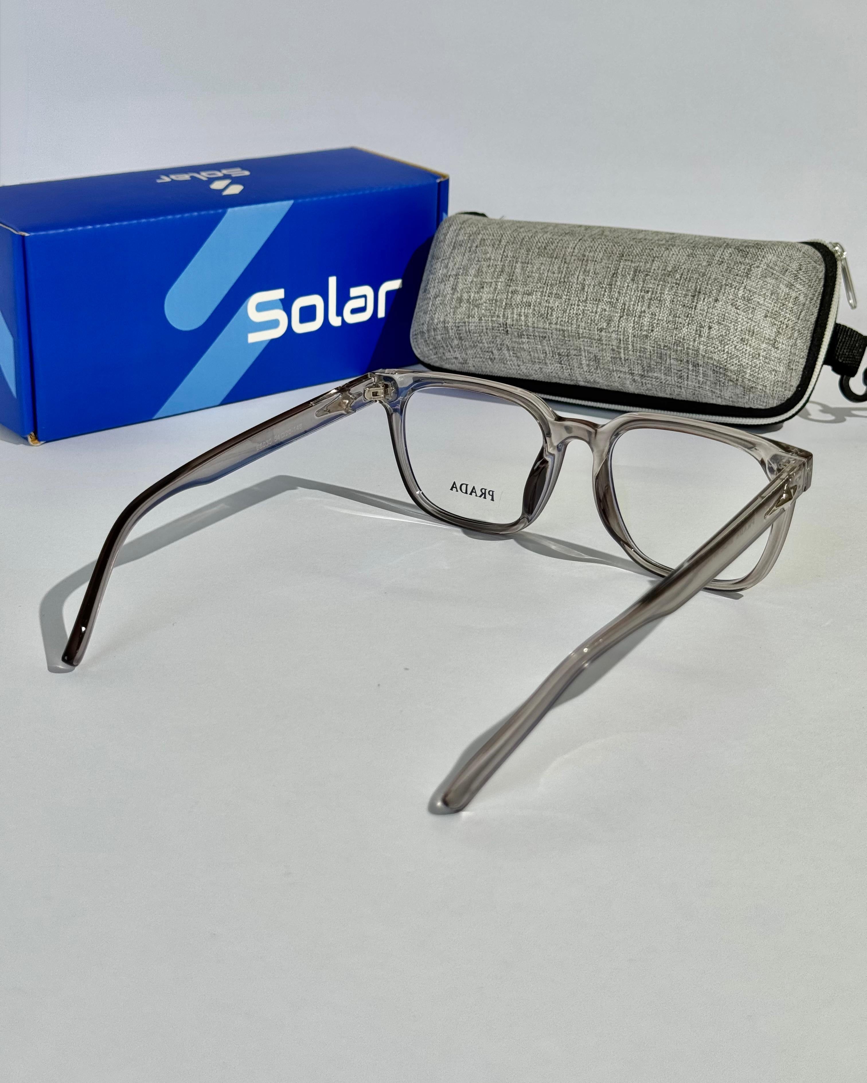 Premium Optical Frames Gray Large c19