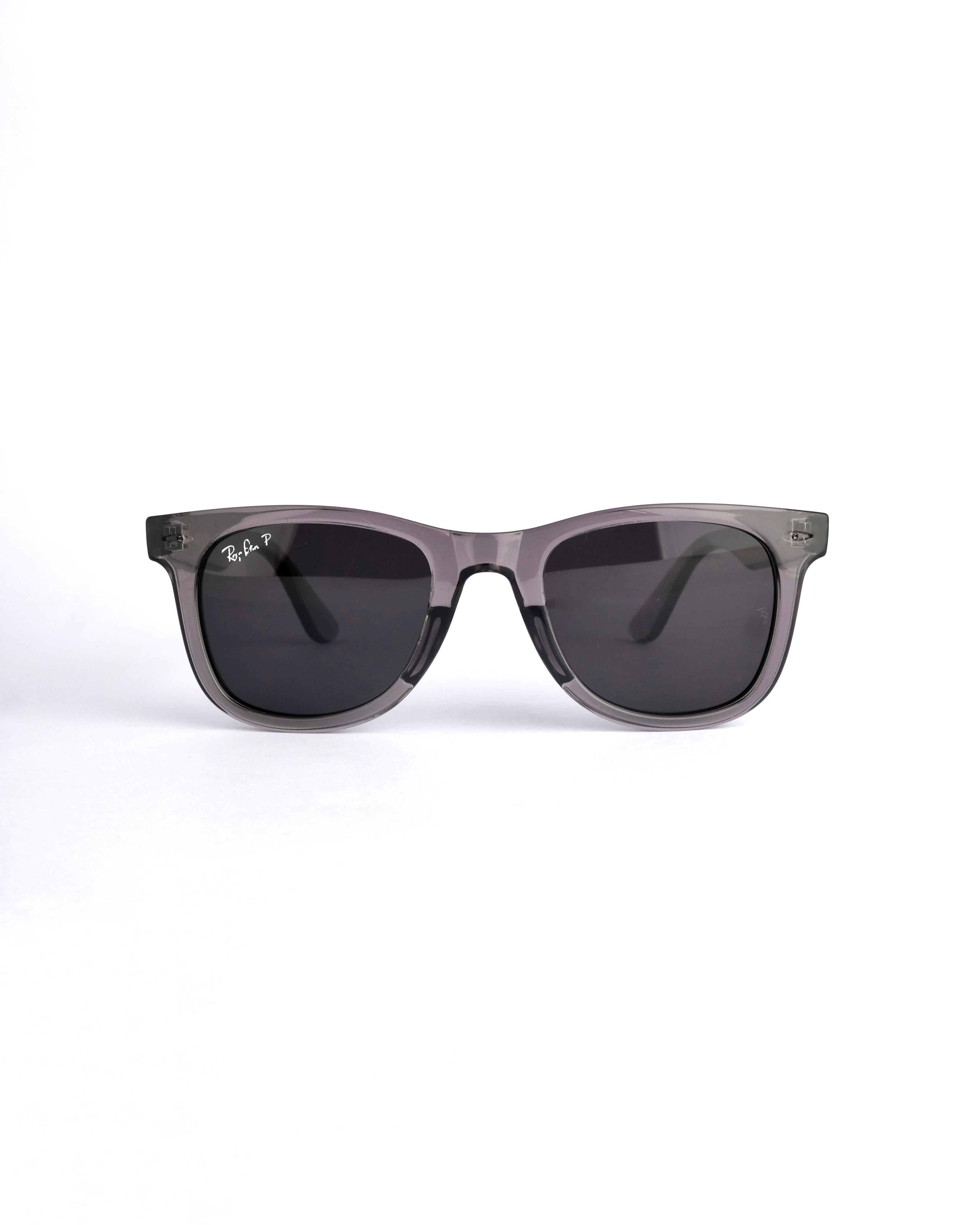 branded grey wayfarer 664