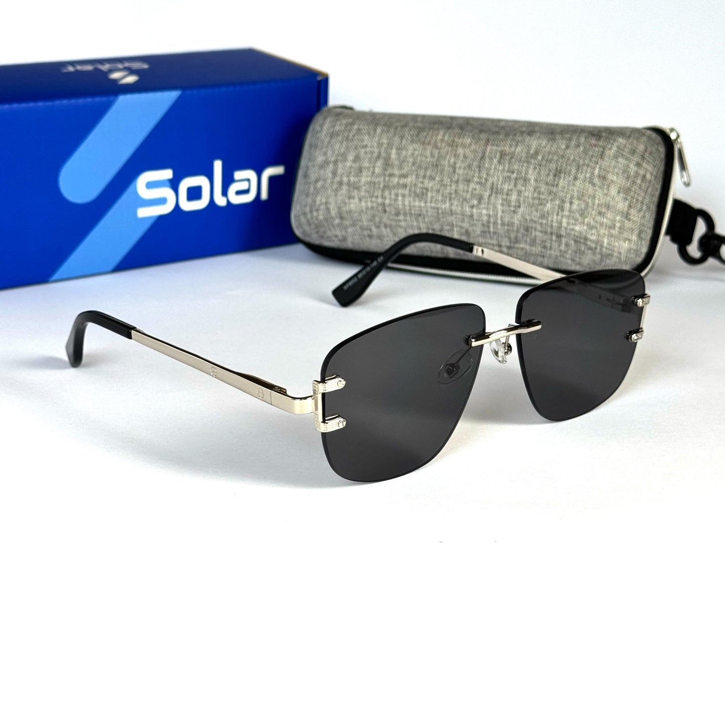 Mens rimless sunglasses 621
