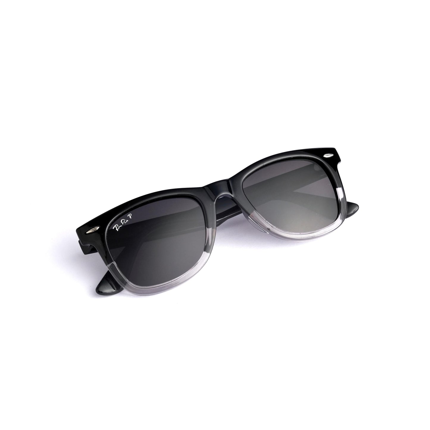 Branded  dual black Wayfarer sunglass  662