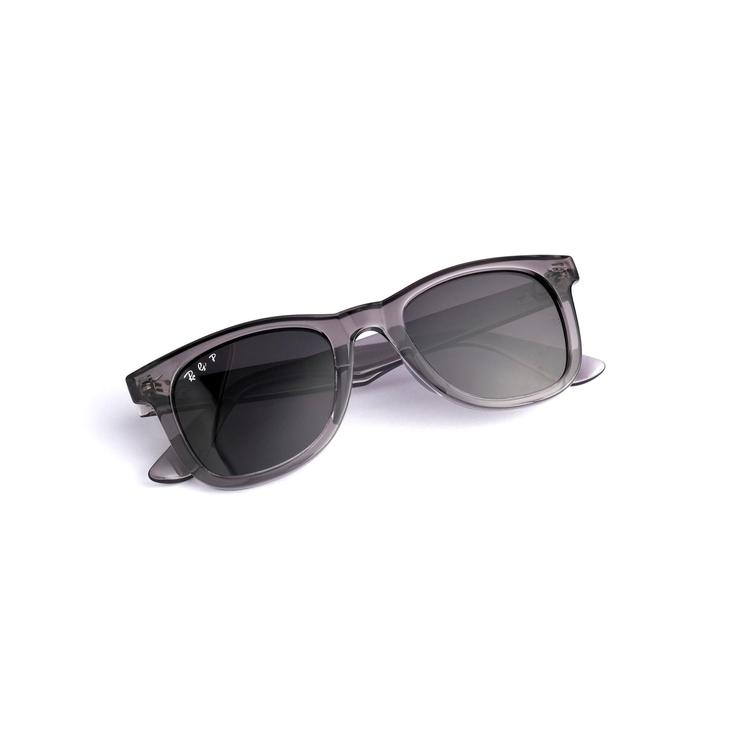 branded grey wayfarer 664