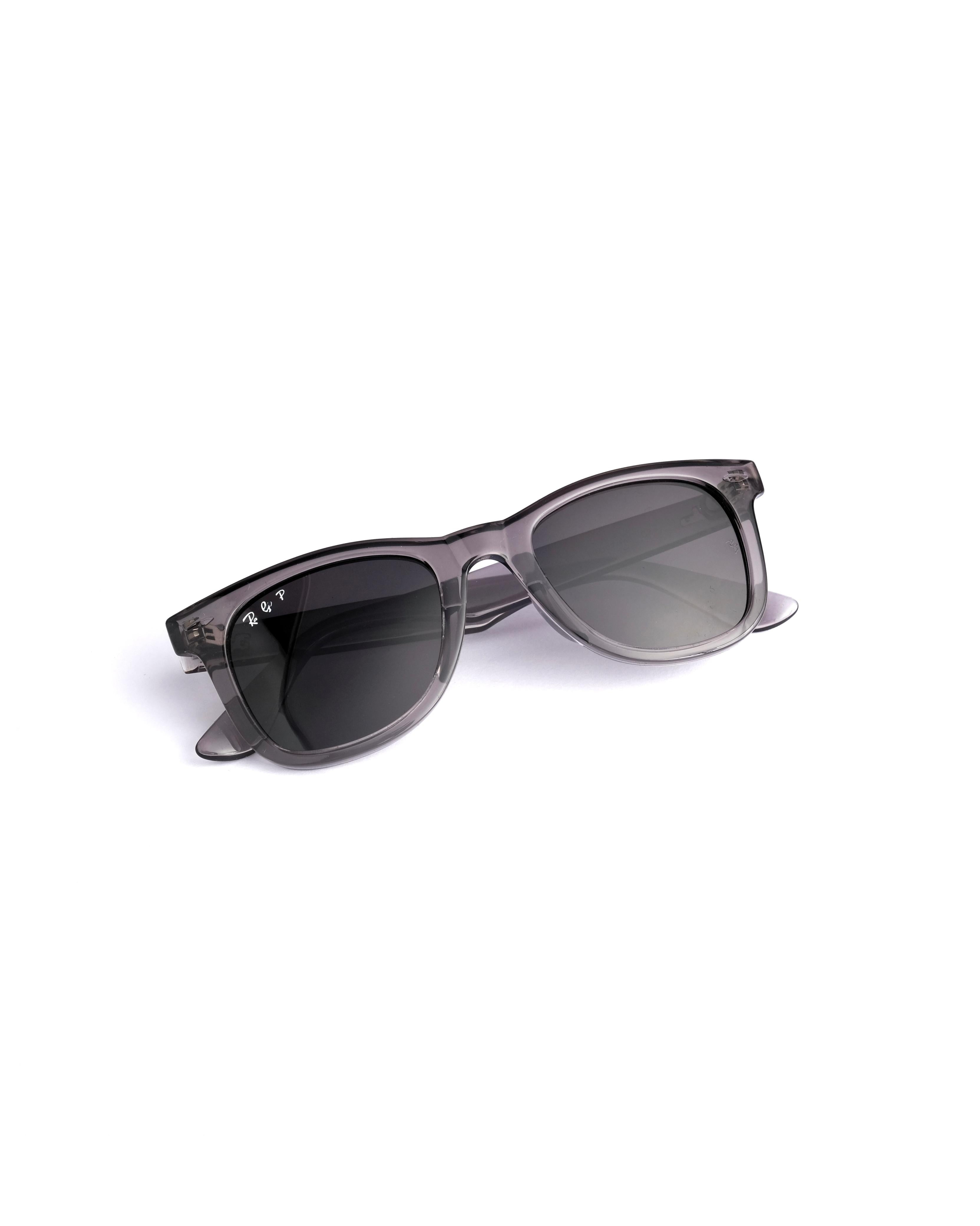 branded grey wayfarer 664