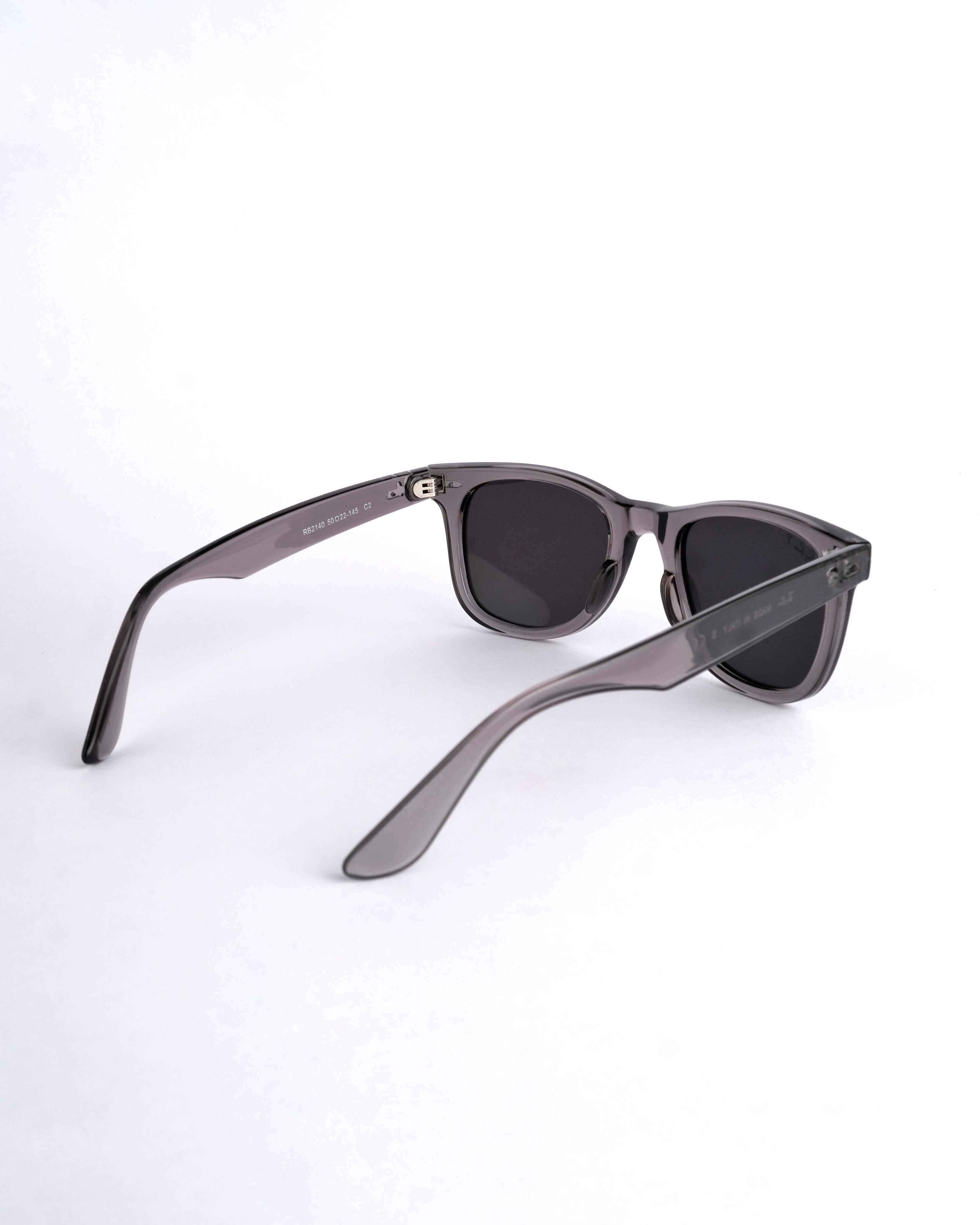 branded grey wayfarer 664