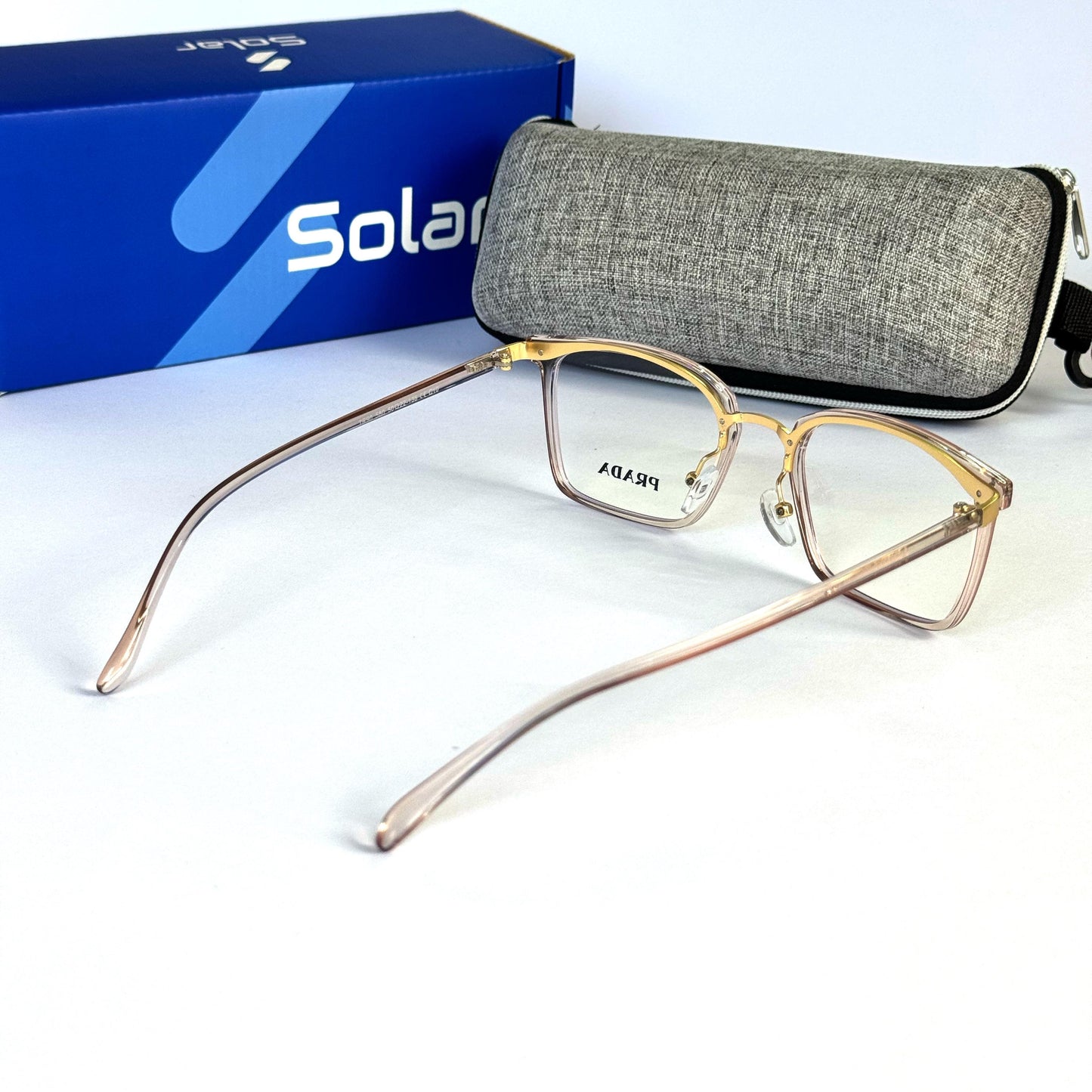 Unisex Feather light Rose gold frames 074