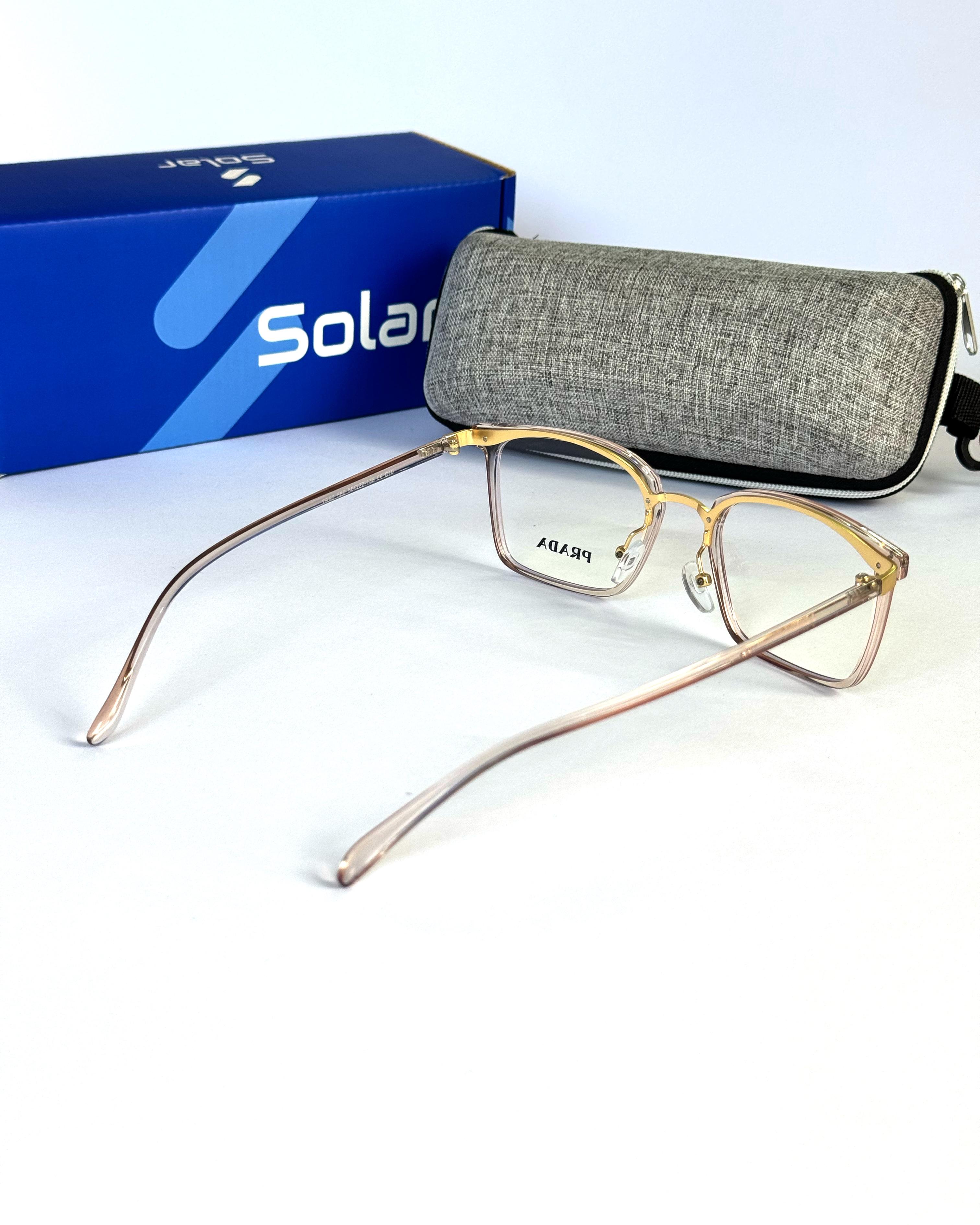 Unisex Feather light Rose gold frames 074