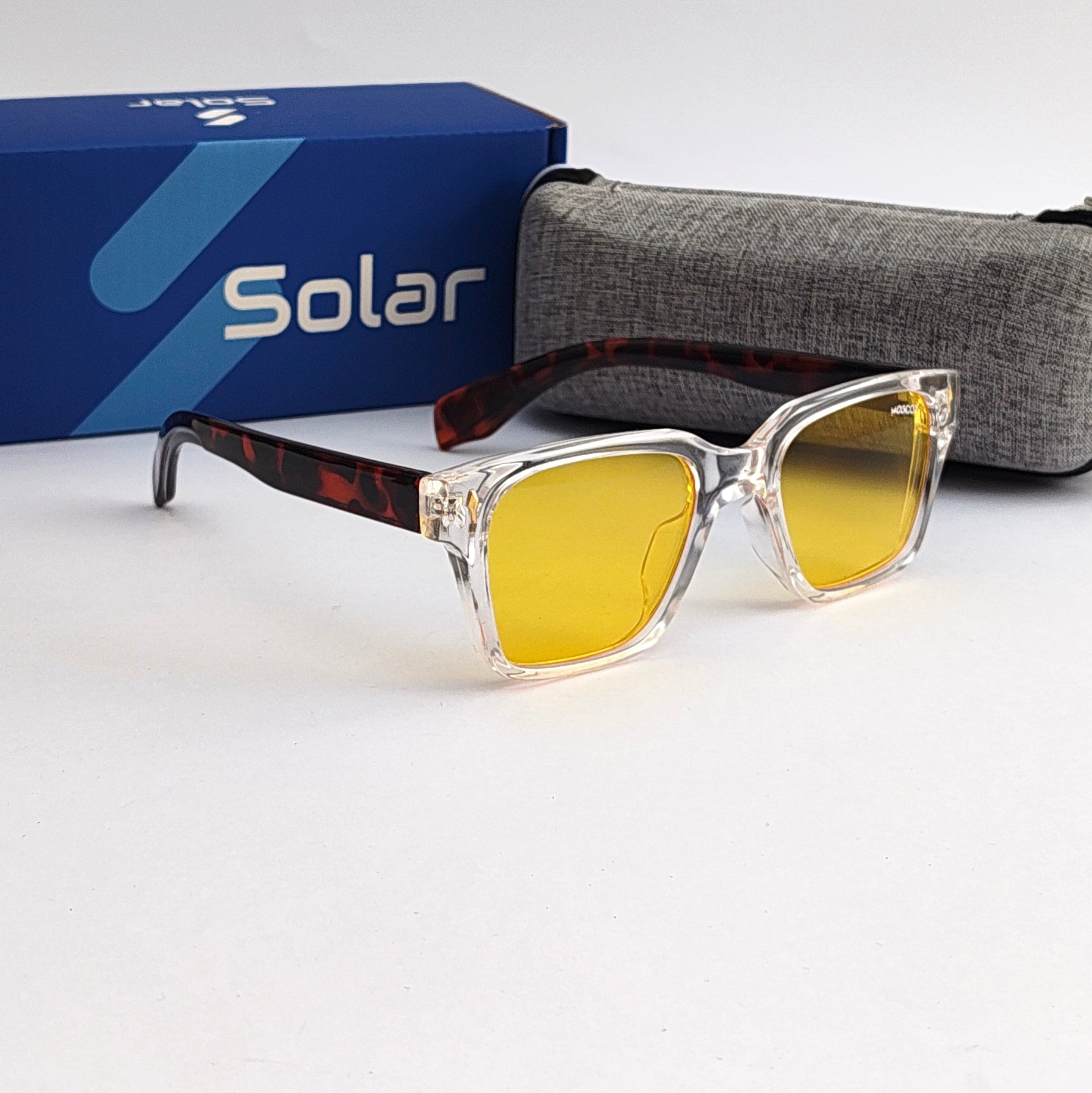 Imperial Square Transparent NV Sunglasses 096