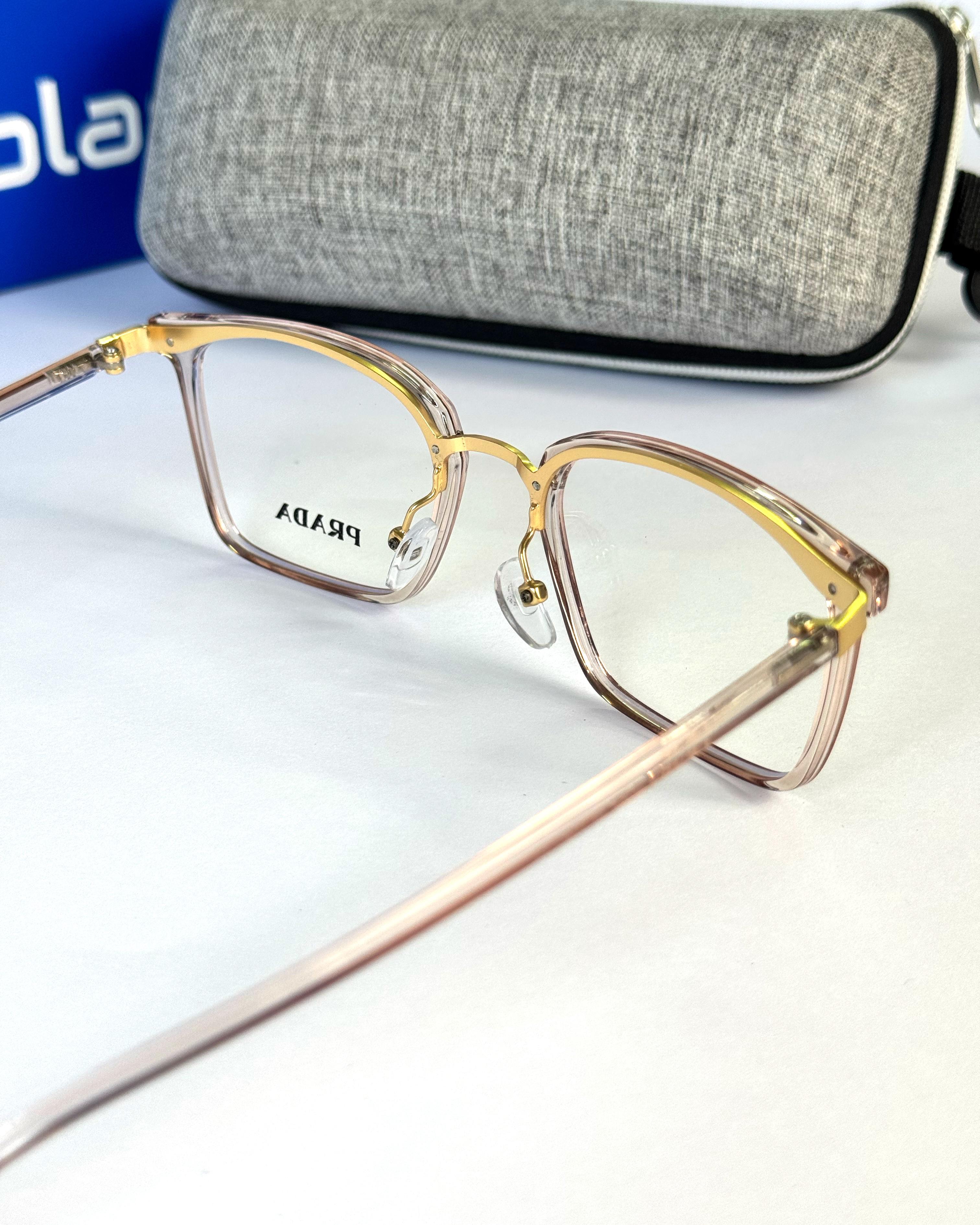 Unisex Feather light Rose gold frames 074