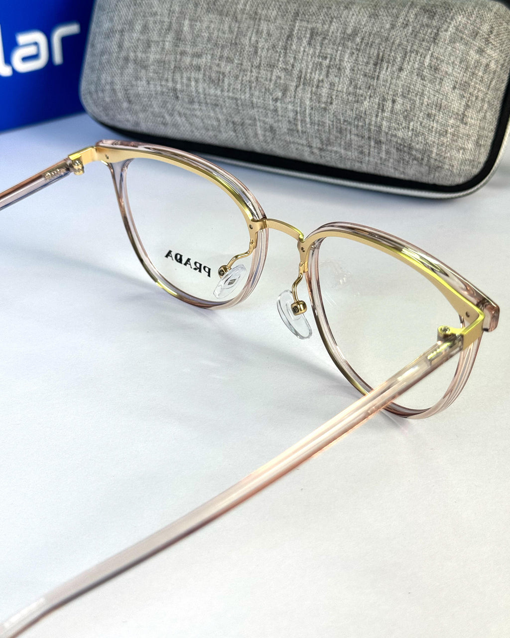 Unisex Feather light Rose gold frames 078