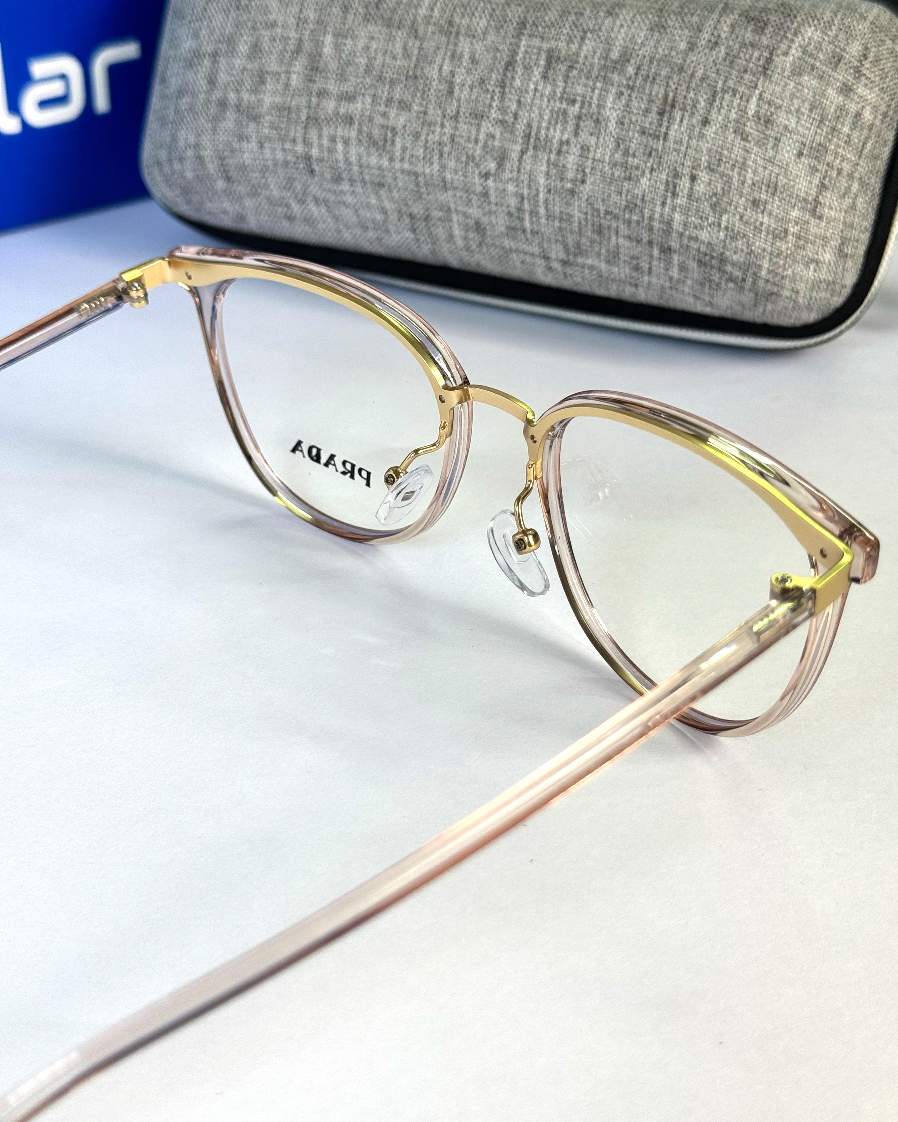 Unisex Feather light Rose gold frames 078
