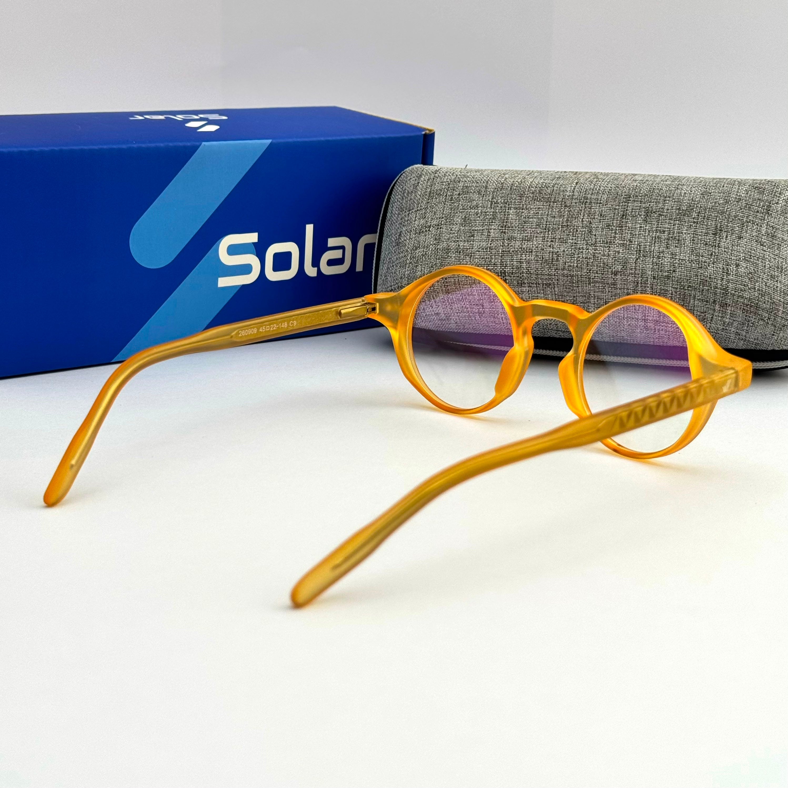 Orange Round frames 086