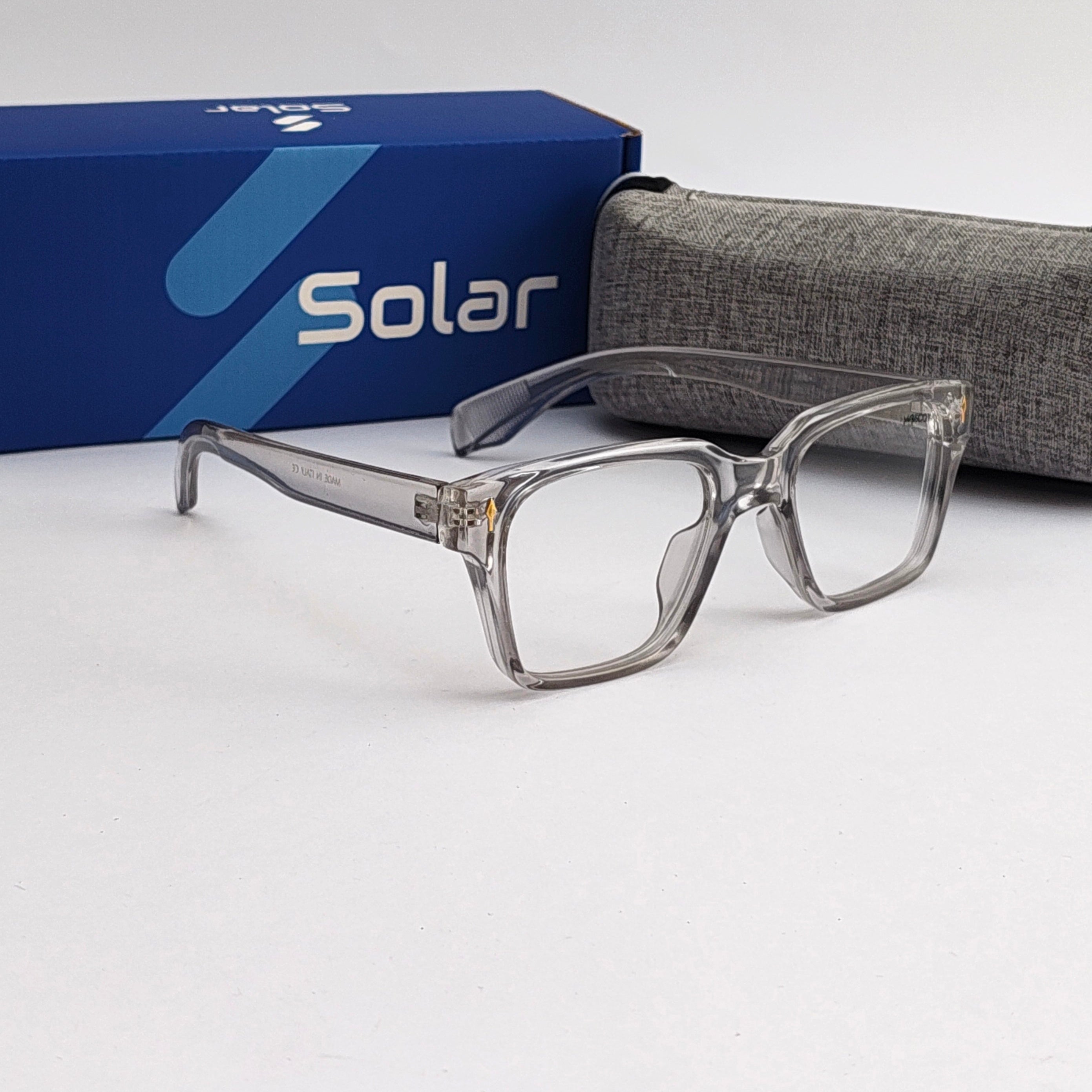 Imperial Square Transparent gray frames 097