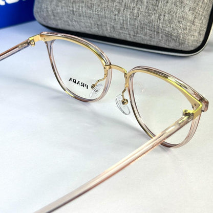 Unisex Feather light Rose gold frames 078
