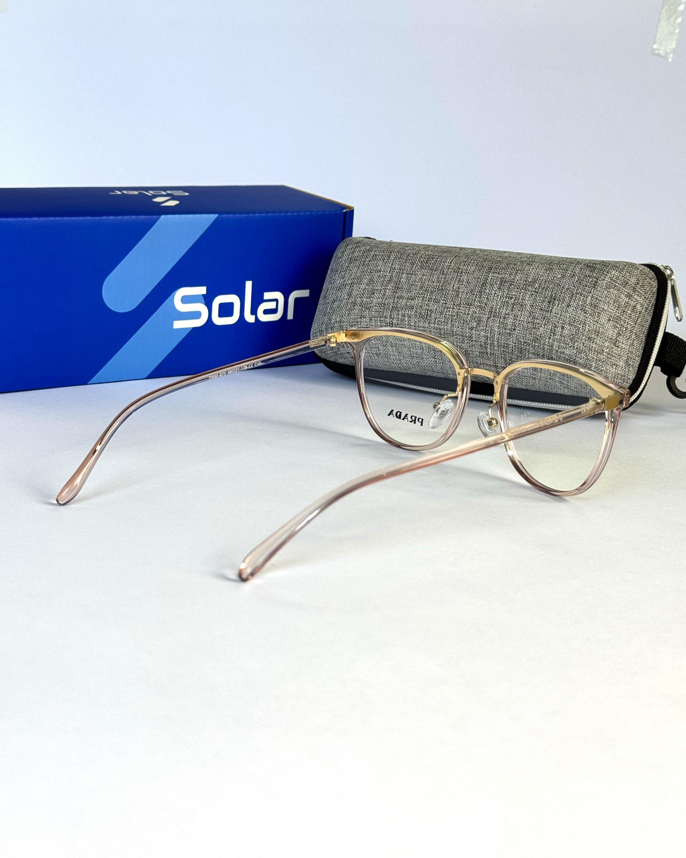Unisex Feather light Rose gold frames 078