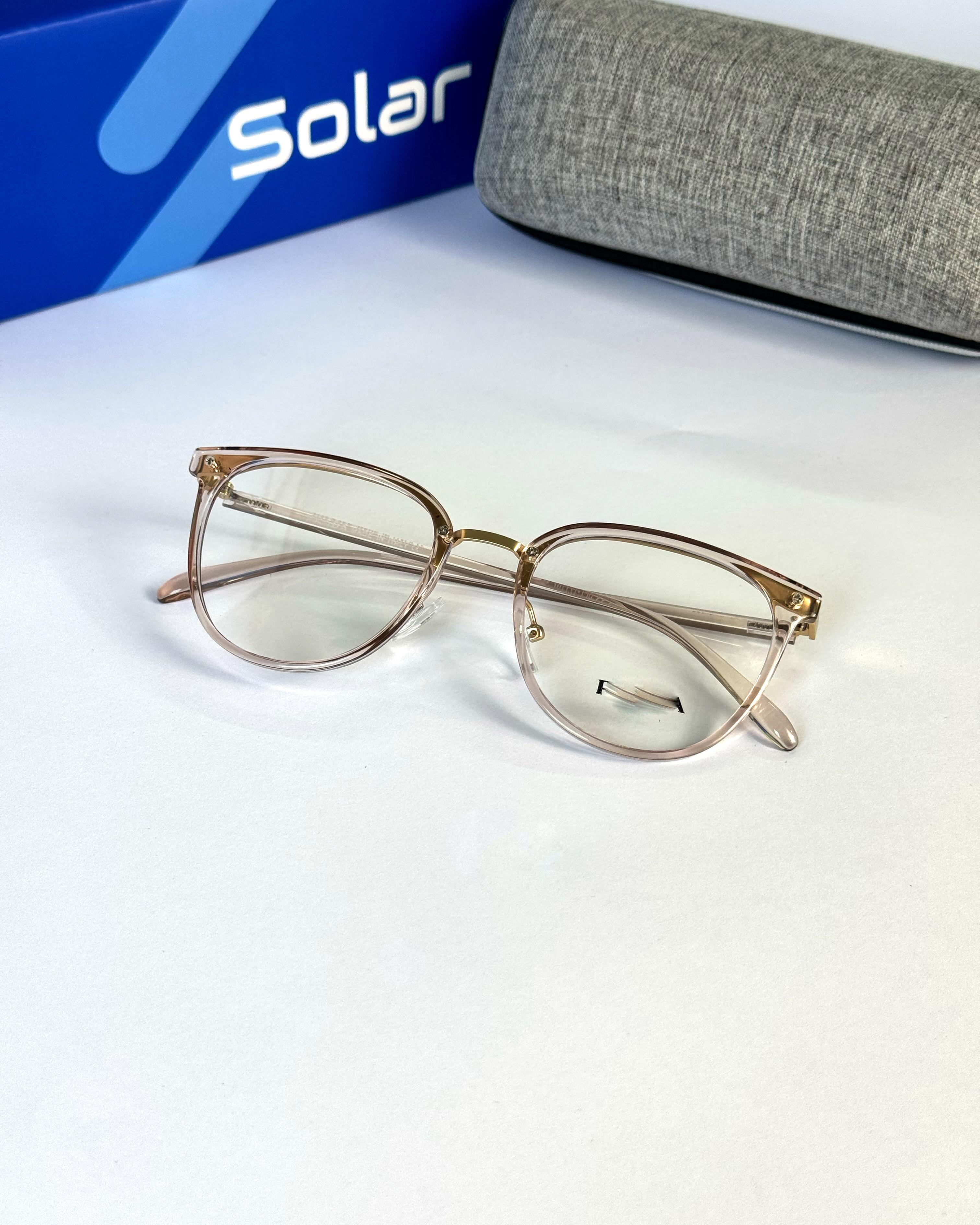 Unisex Feather light Rose gold frames 078