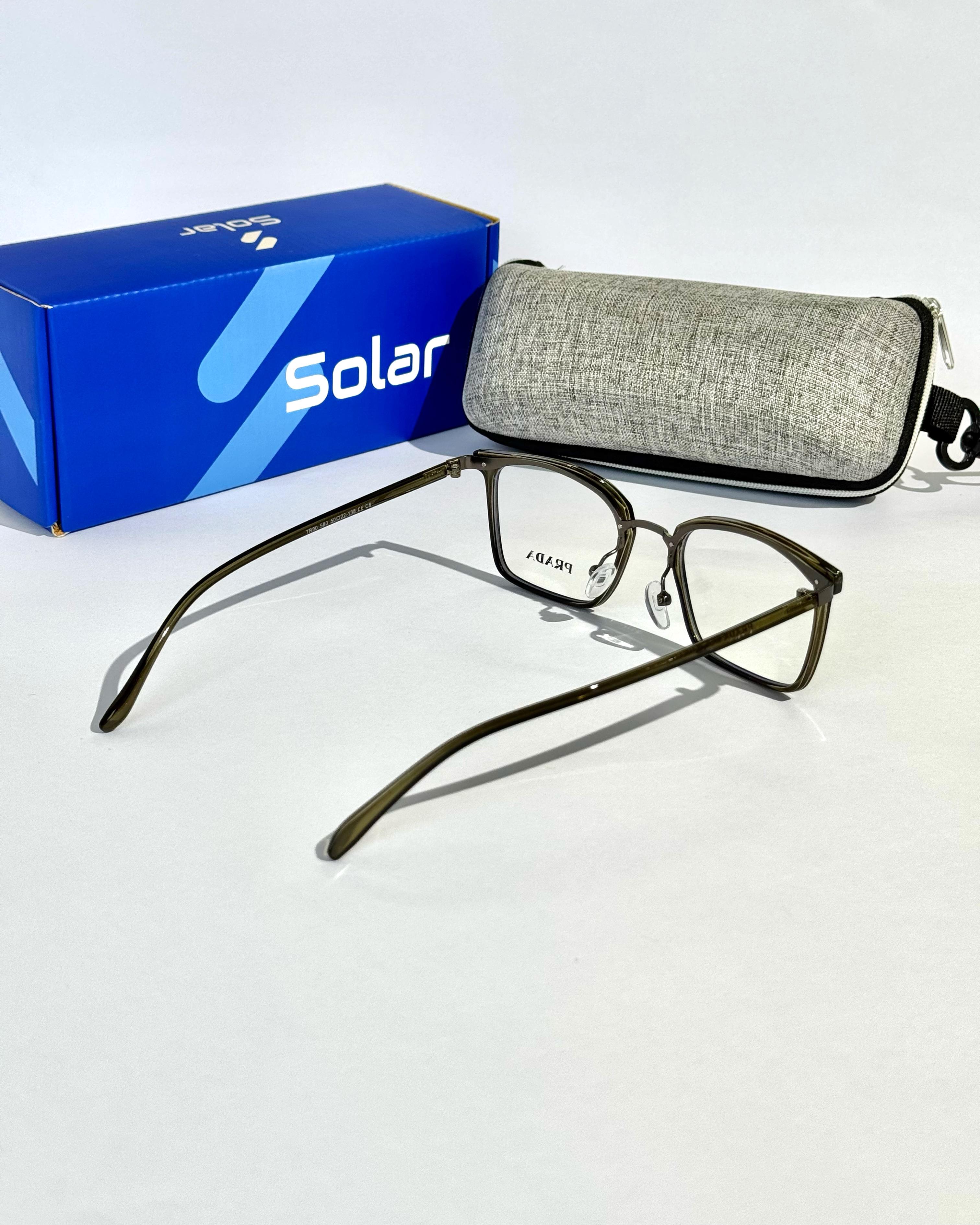 Unisex Feather light Olive frames 076