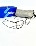 Unisex Feather light Gray transparent frames 077