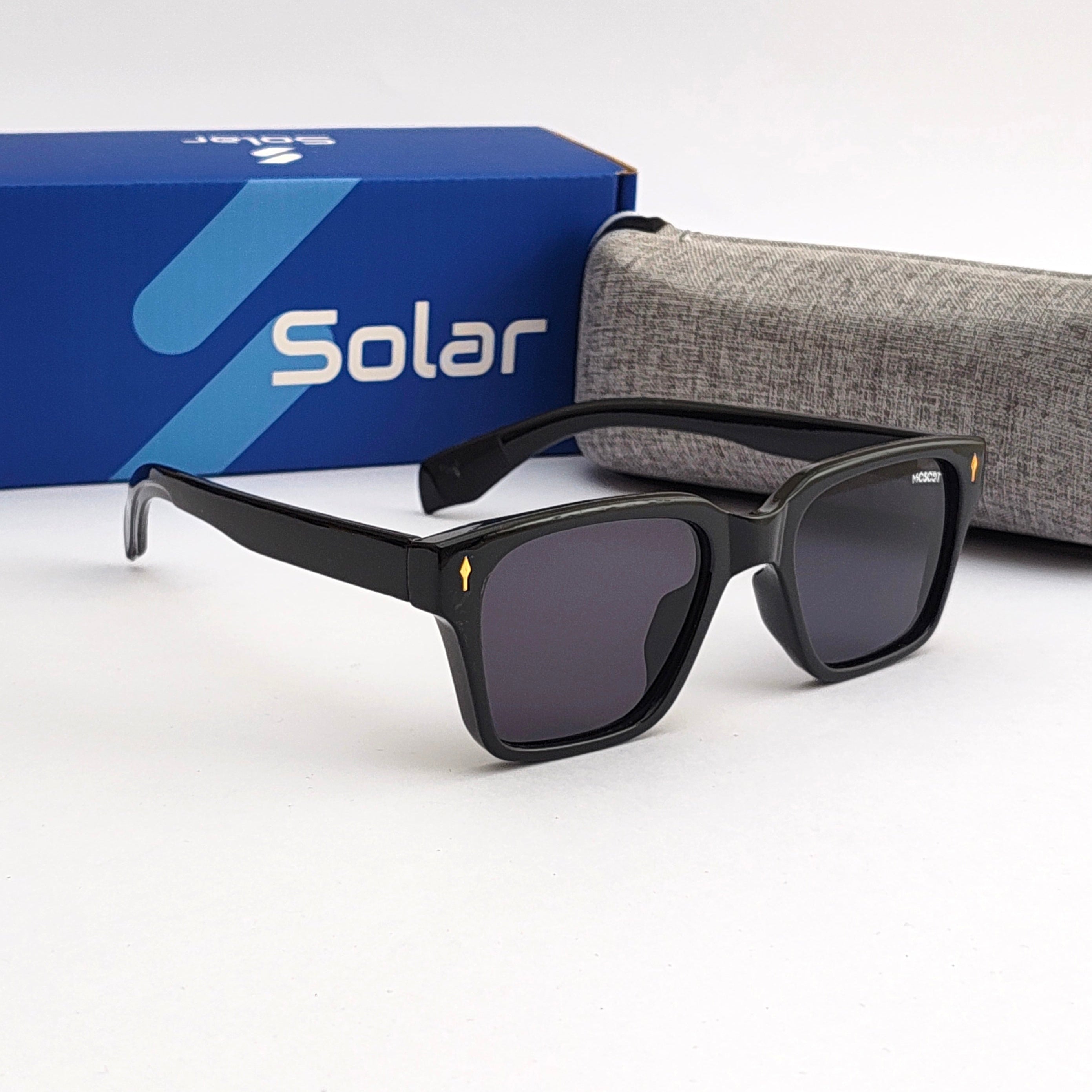 Imperial Square Black Sunglasses 090