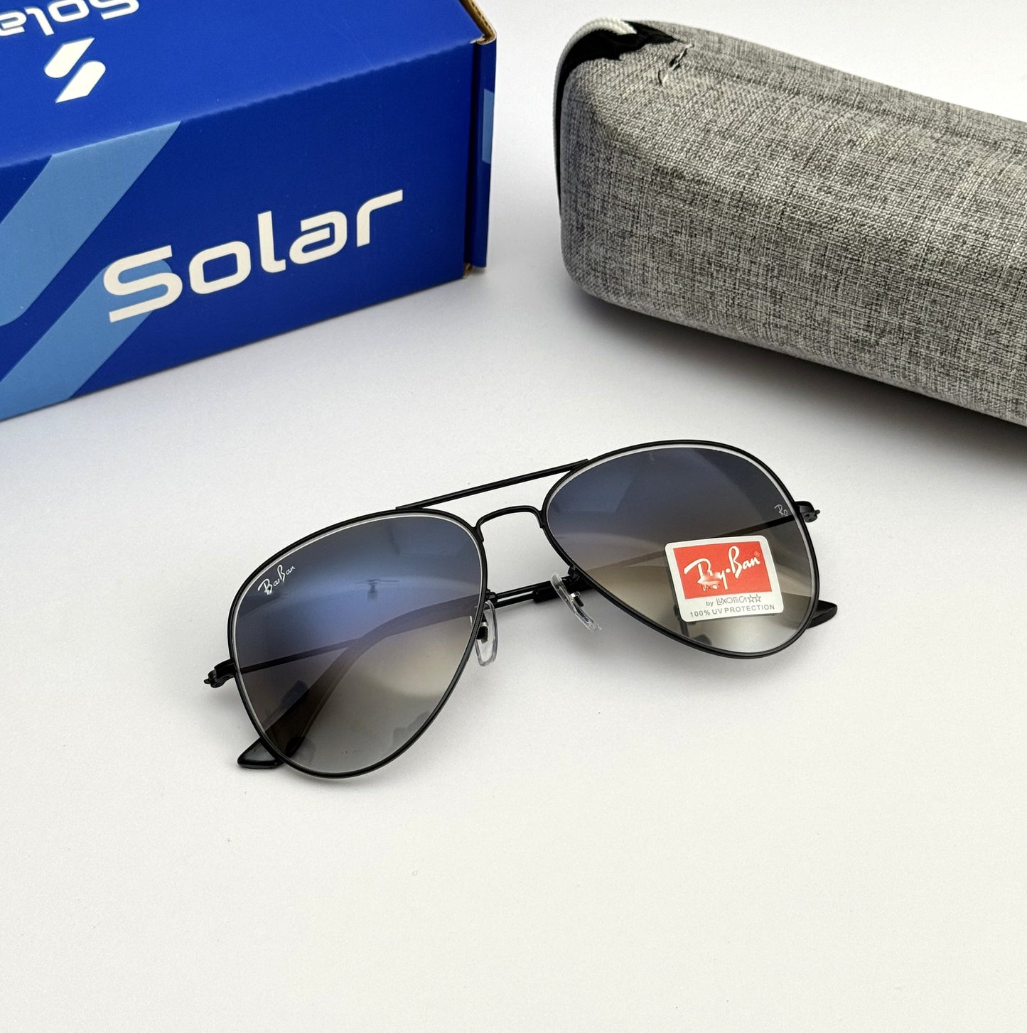 Glass lens blue shade Large 614