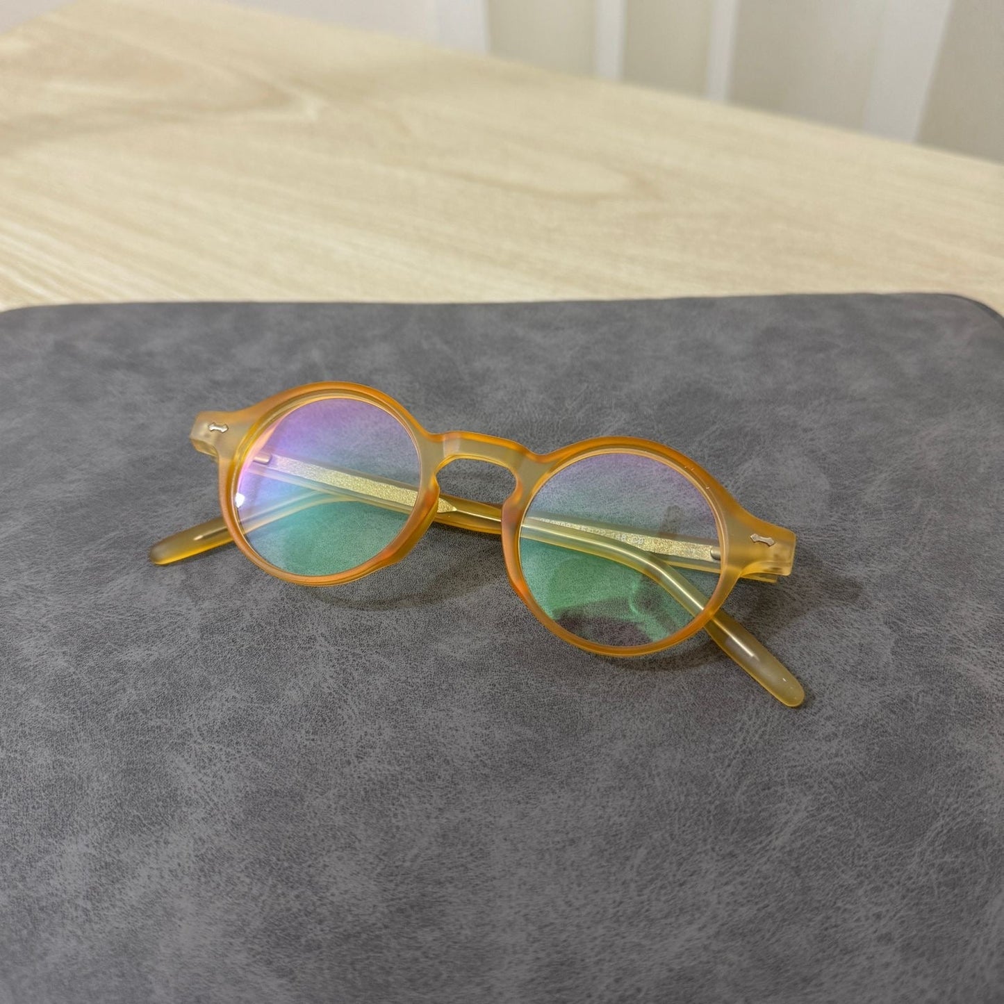 Orange Round Frames