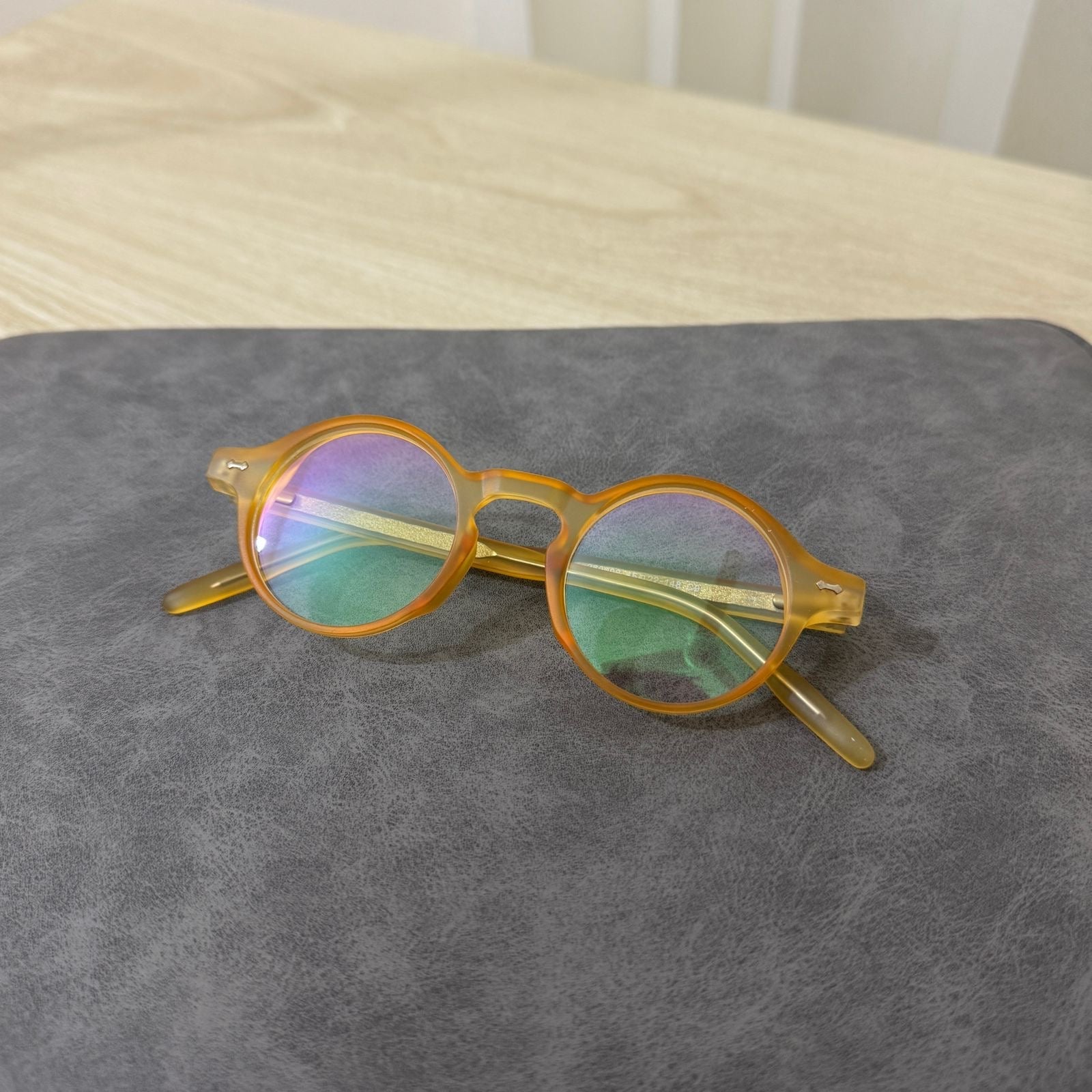 Orange Round Frames