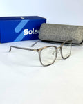 Unisex Feather light Gray Transparent frames 070