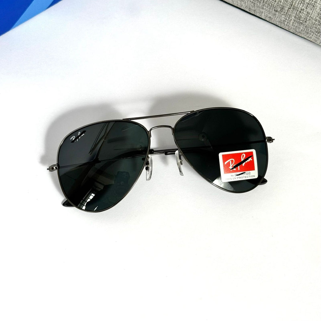 Glass lens Gunmetal grey Medium 427