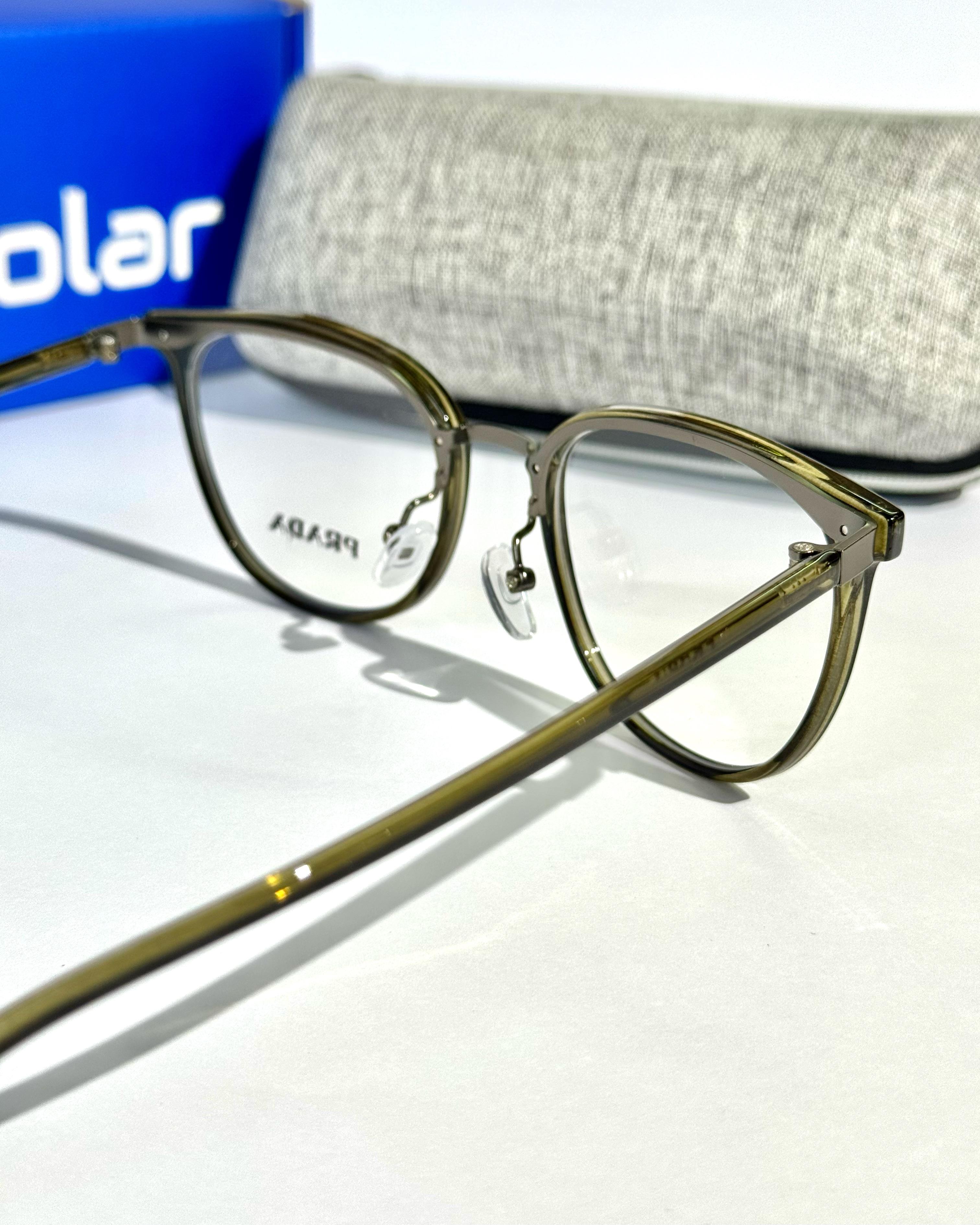 Unisex Feather light Olive frames 080