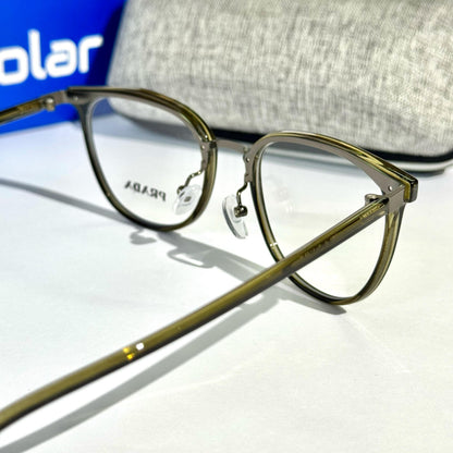 Unisex Feather light Olive frames 080