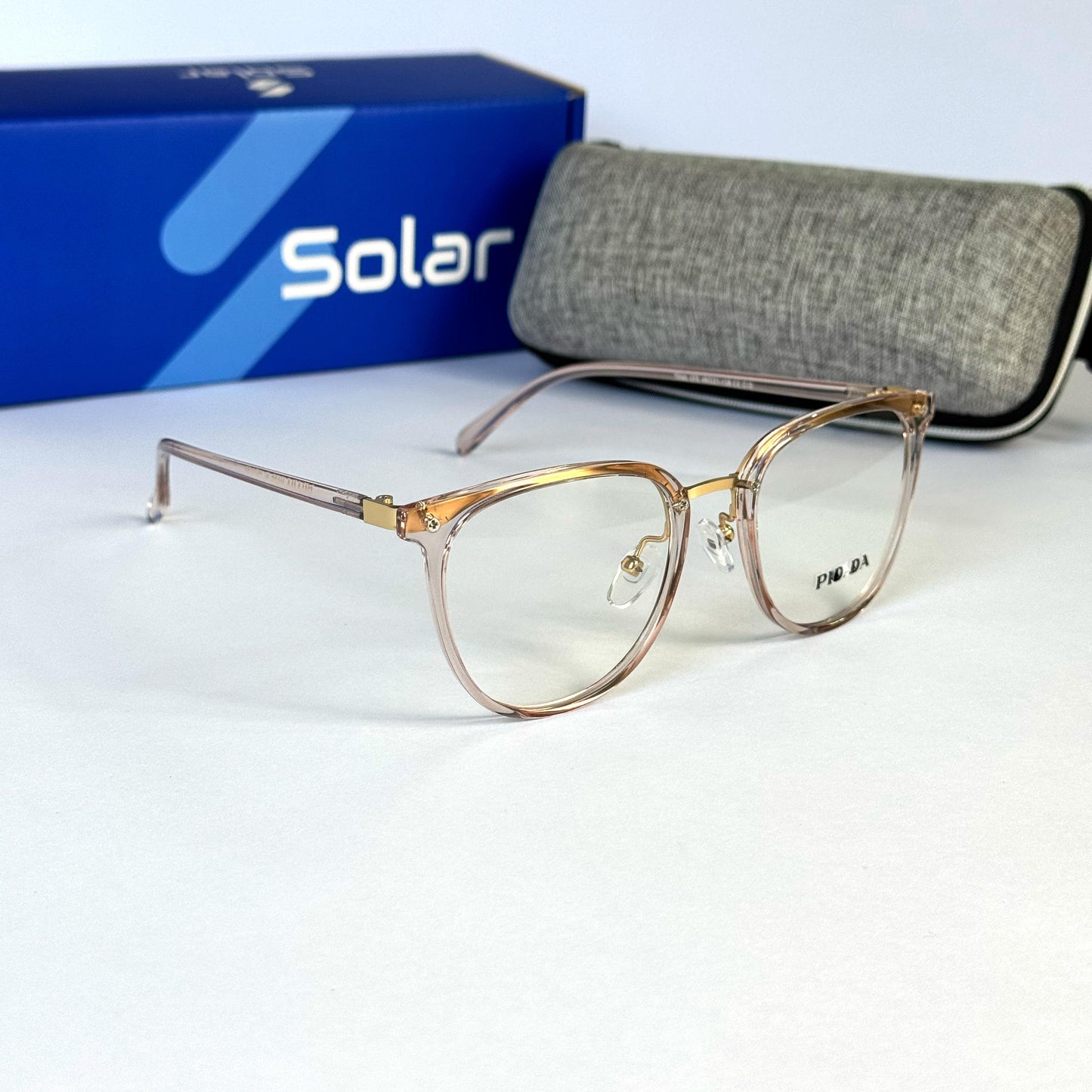 Unisex Feather light Rose gold frames 078
