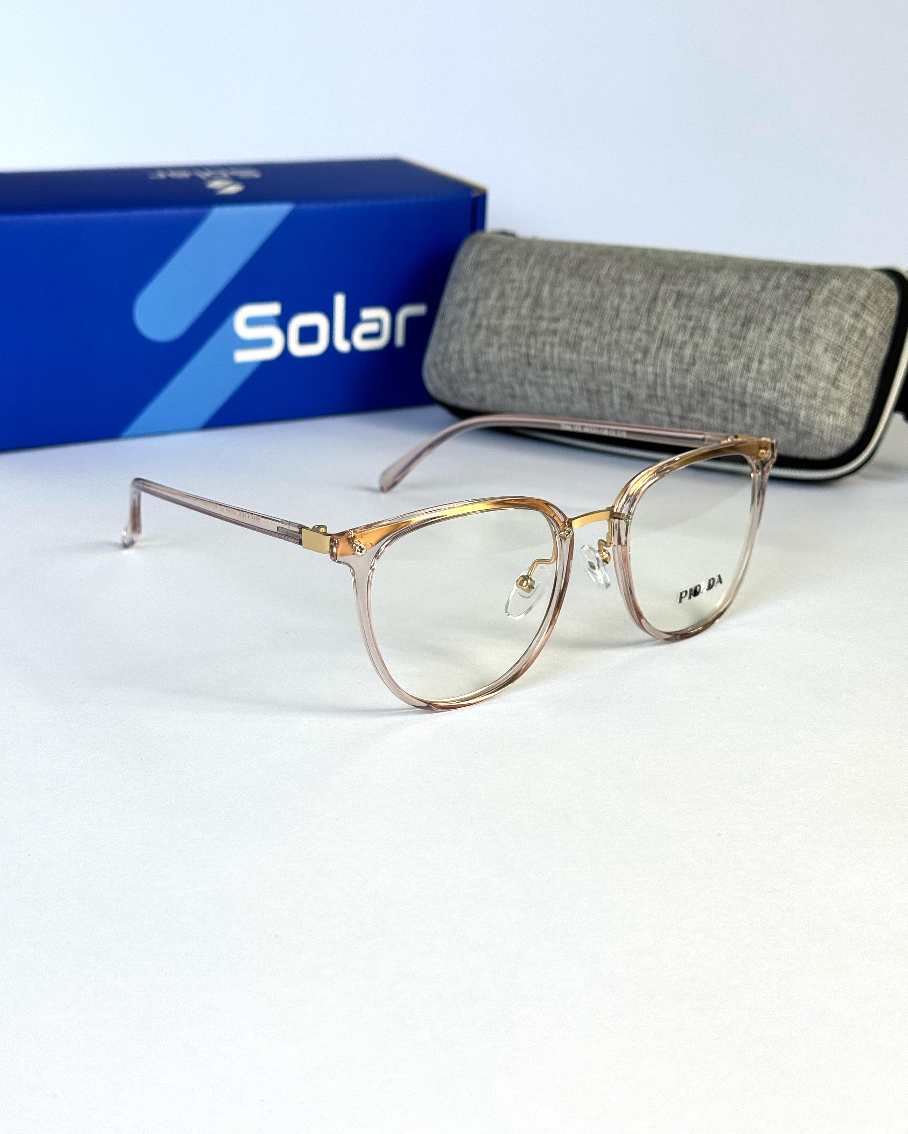 Unisex Feather light Rose gold frames 078