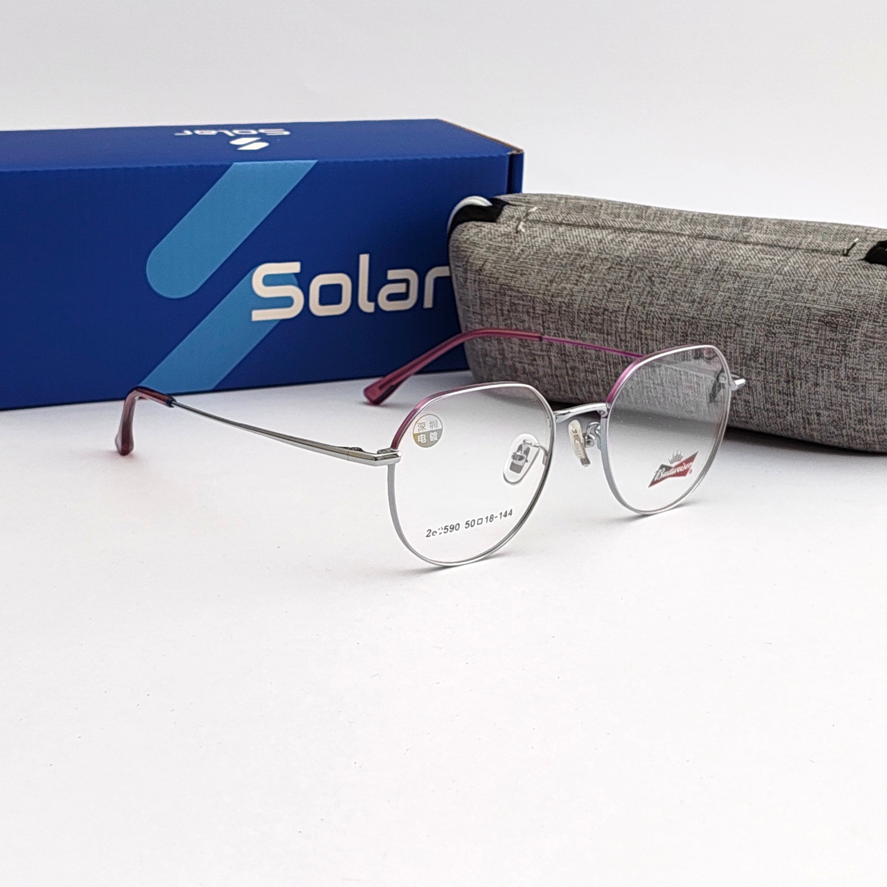 Round silver frames 113