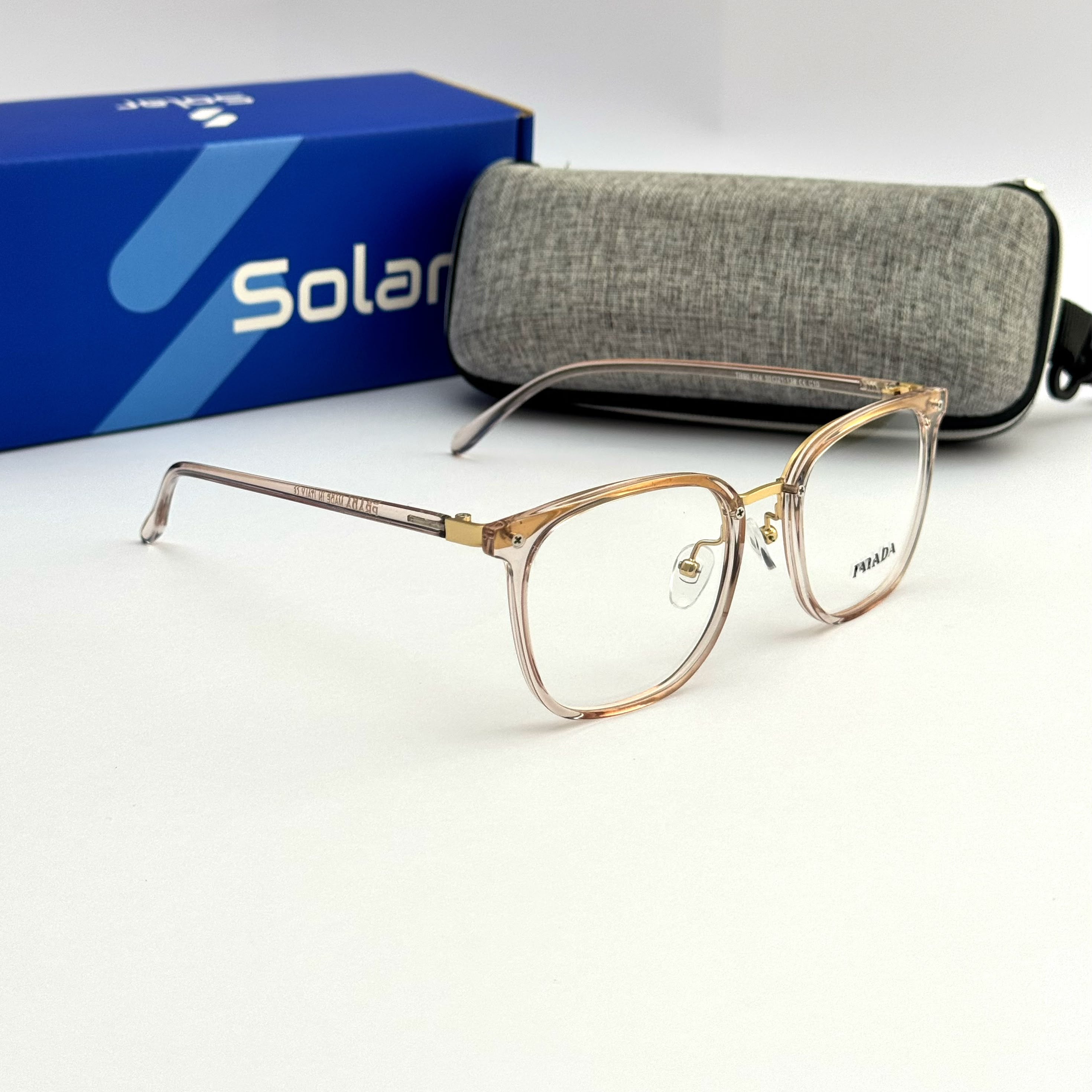 Unisex Feather light rose gold frames 122