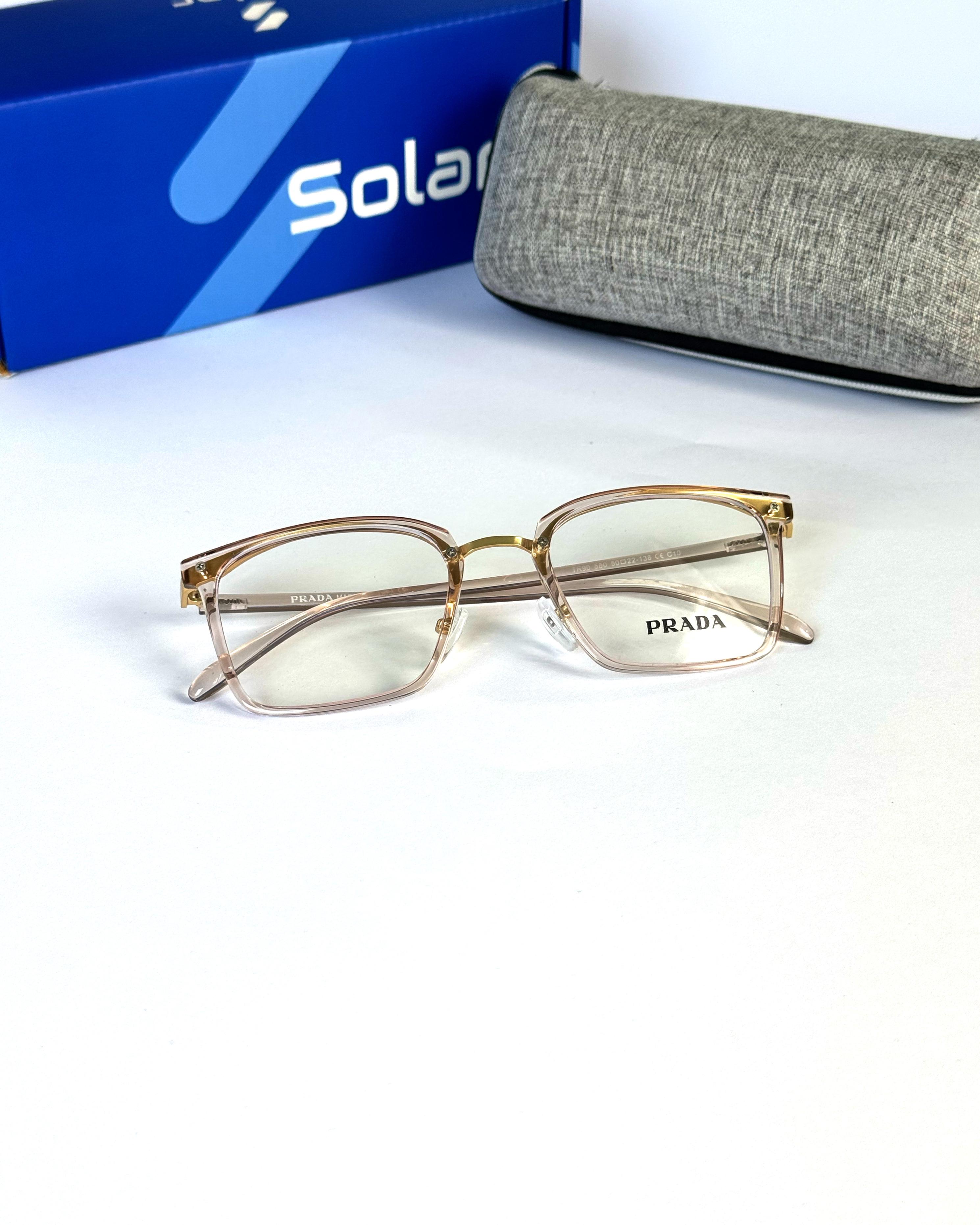 Unisex Feather light Rose gold frames 074