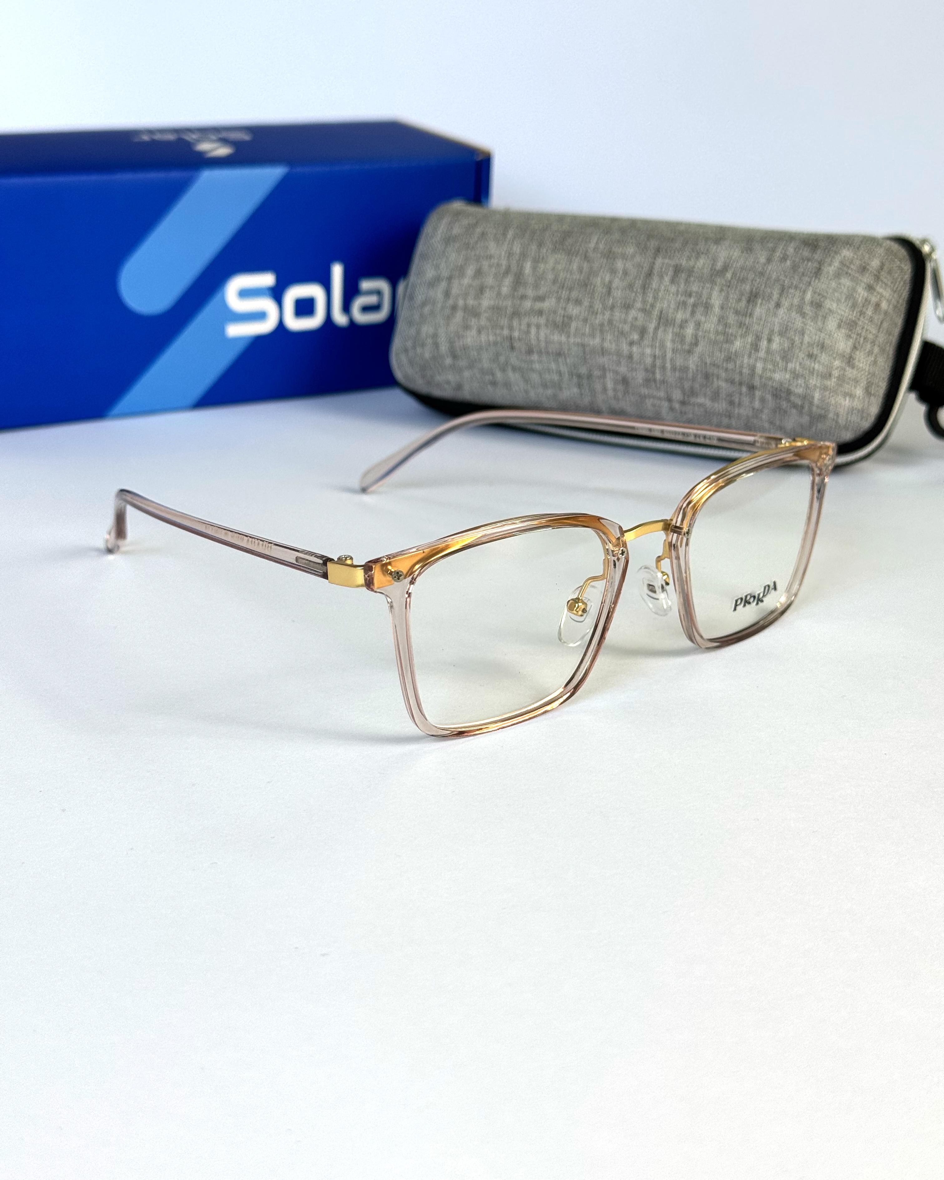 Unisex Feather light Rose gold frames 074
