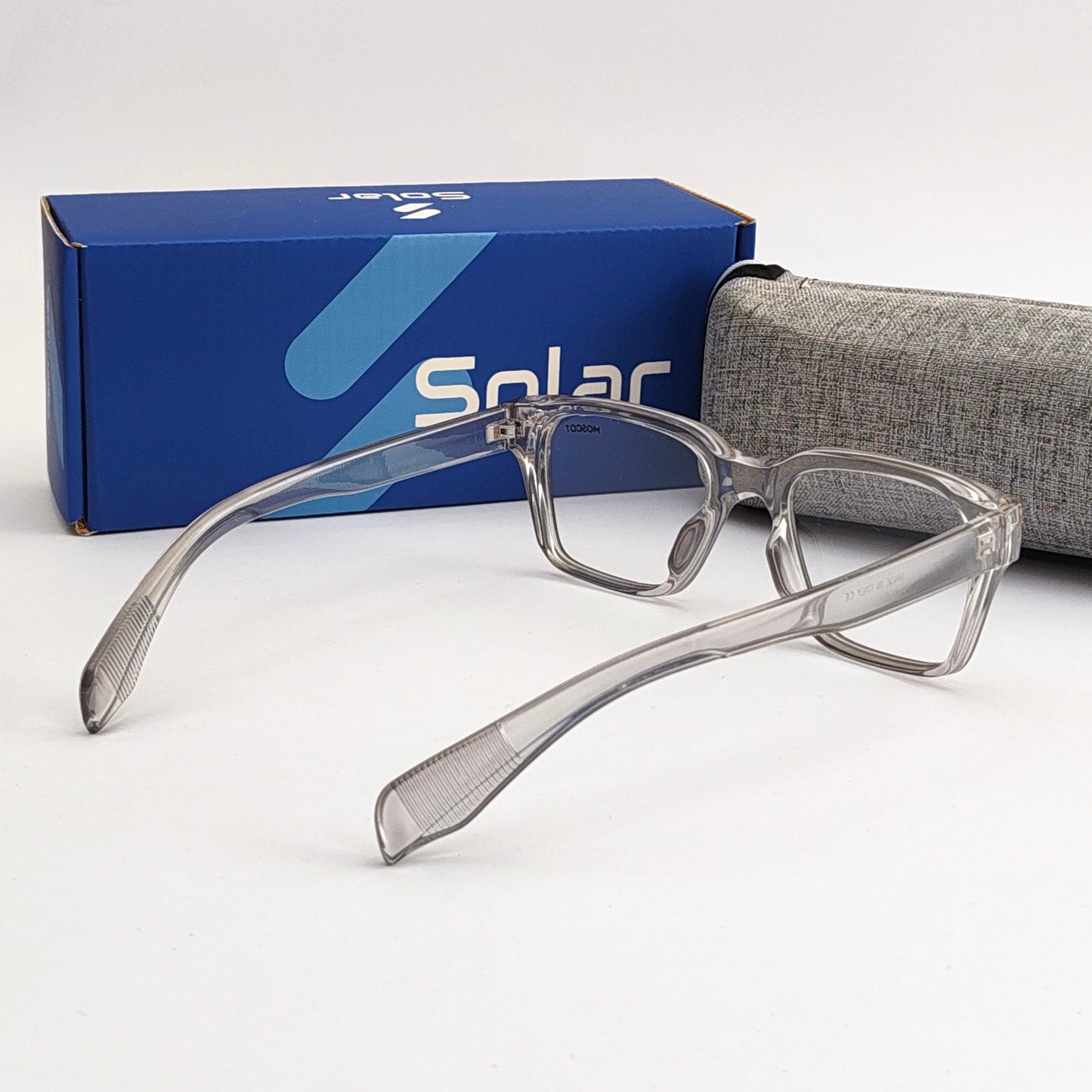 Imperial Square Transparent gray frames 097