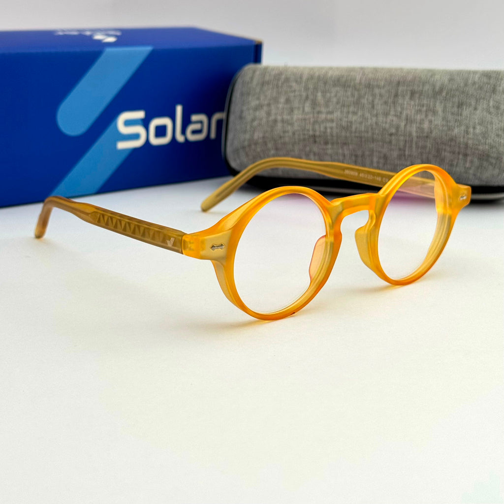 Orange Round frames 086