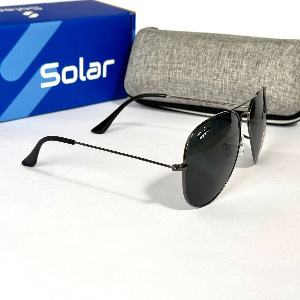 Glass lens Gunmetal grey Medium 427